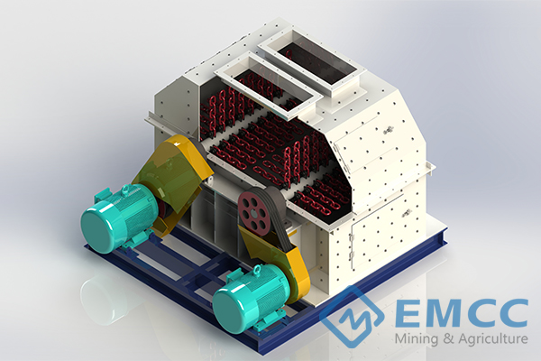 Double Shaft Chain Fertilizer Crusher
