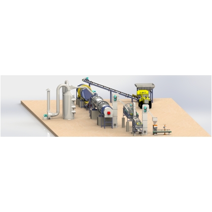 Rotary Drum Granulation Production Line